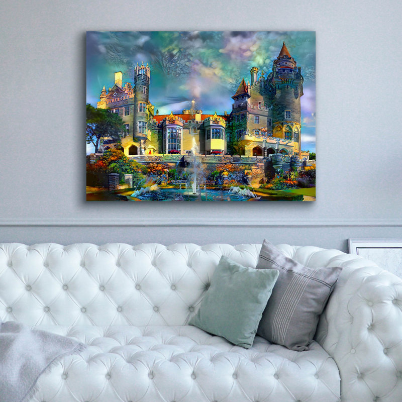  «Canada Ontario Toronto Casa Loma» par Pedro Gavidia, art mural sur toile, 54 po x 40 po