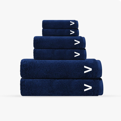 Monogrammed Cloer 6 pcs Turkish Towels Set