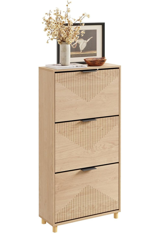 12 Pair Flip Down Shoe Storage