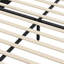 Lit plateforme moderne avec tête de lit courbée, lit plateforme élégant en tissu Boucle-27194537