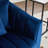 Upholstered Swivel Barrel Armchair-910433567
