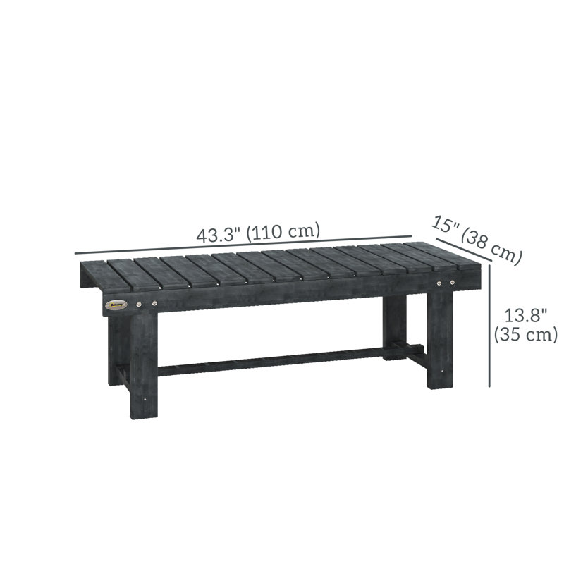 Banc de jardin 43,25 po