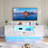 63" W Tv Stand With Motion-activated Light And Built-in Charging Station-1857689542