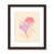 Walnut Single Picture Framed Paper selected