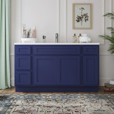 Base de meuble-lavabo simple 63 po seulement