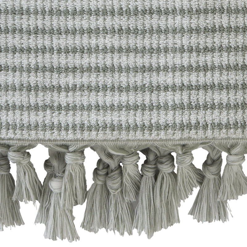 Yehuda Cotton Plush Bath Towel, Sage