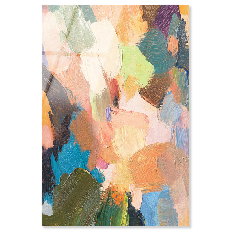 Acrylique abstrait surge chromatique III par Art Remedy, prêt à être accroché, H 30 po x l 20 po