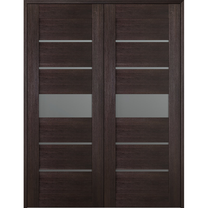 Porte française Avon, Chêne, 59,5 po x 79,38 po, Réversible