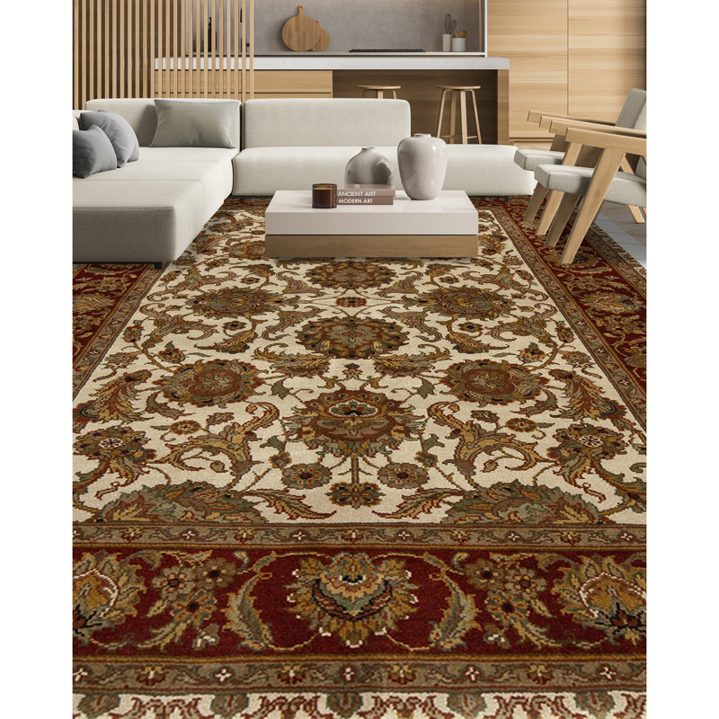 Hand Knotted Wool Oriental Indoor Rug