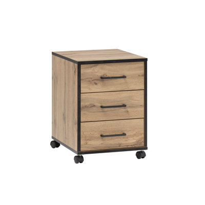 Gregson 40 cm W 3 -Drawer Filing Cabinet