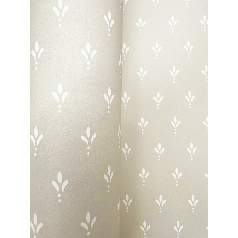 Papier peint charme, Taupe / Gris