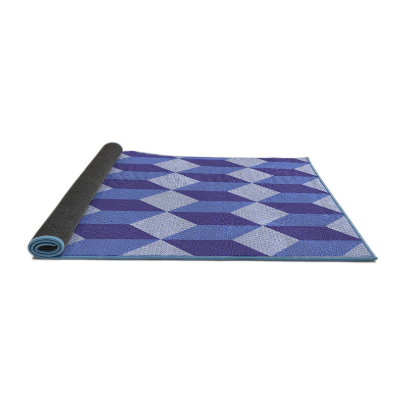 Performance Wool Checkered Indoor Rug, Rectangle 2' x 3'