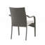 Chaise d'extérieur en rotin empilable avec structure en fer et coussins (ensemble de 4)