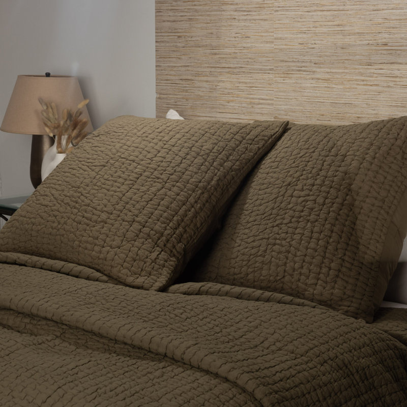 MAEVE QUILT, GREEN SET - King, King Quilt + 2 Shams