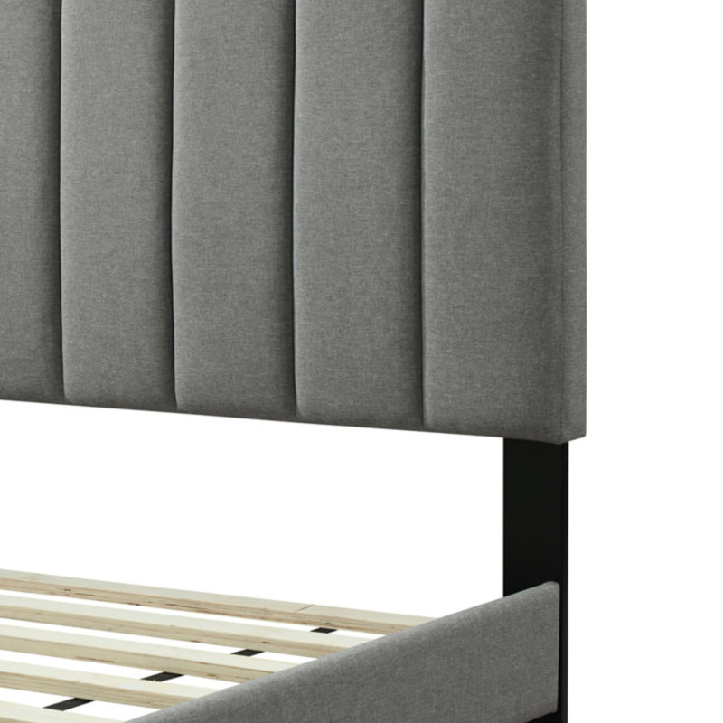 Channel Channel dans une boîte avec USB, Gris, Lit simple