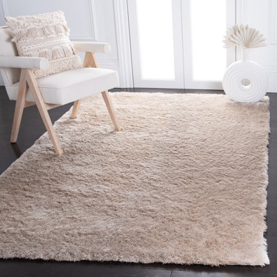 Jewell Handmade Tufted Dark Beige Area Rug