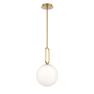 Luminaire suspendu à globe unique à 1 lumière