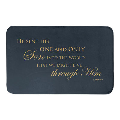 James Non-Slip Bath Rug