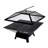 Square Small Fire Pit BBQ Party Portable Fire Pit
