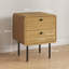 40cm W Engineered Wood Bedside Table