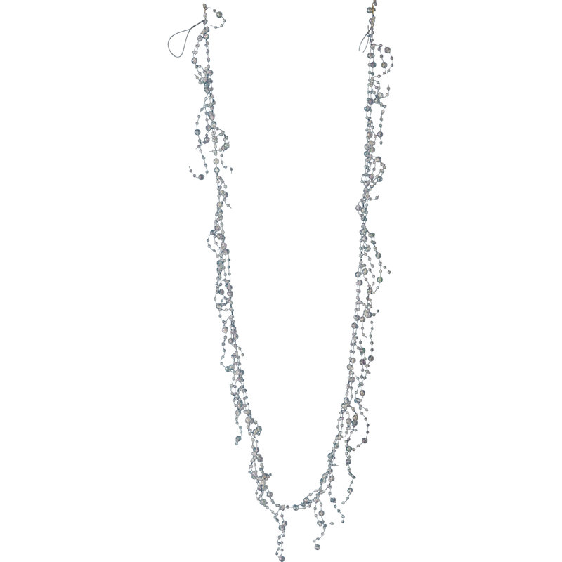 Guirlande fantaisie de perles blanches 6' Adaiha