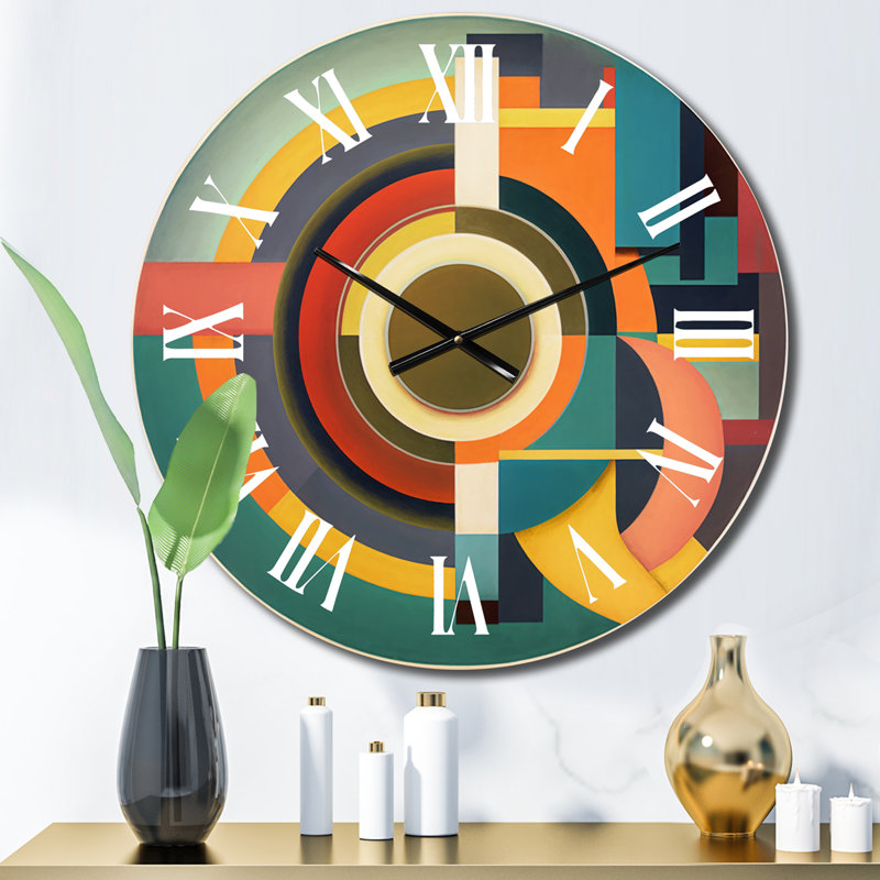 Horloge murale Mid-Century, Petit