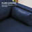 83" W Upholstered Faux Leather Mid Century Living Room Sofa Couch-1082330002