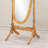 Traditional Queen Anna Style Wood Floor Cheval Mirror-1668986154