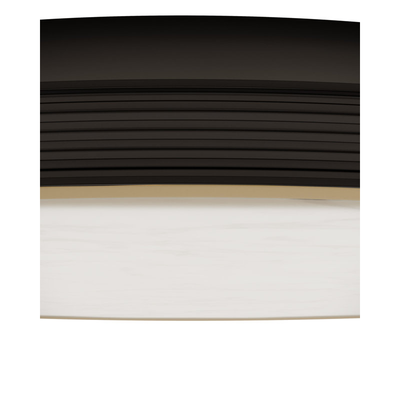 Aydan 1 - Light LED Flush Mount, 2.5" H x 23.5" W x 23.5" D, Oil Rubbed Bronze, 47.5 W