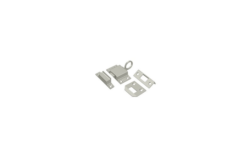 Brass Shutter / Door Accessory, Brushed Nickel
