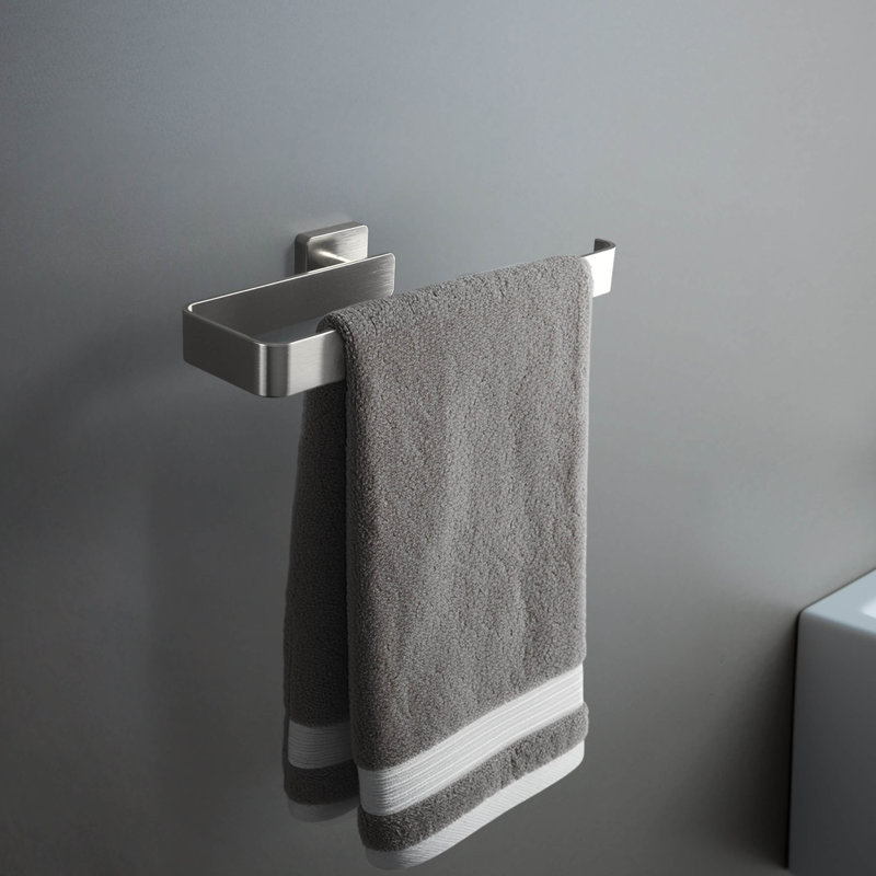 Blaze 10 inch Bathroom Towel Bar, Nickel brossé