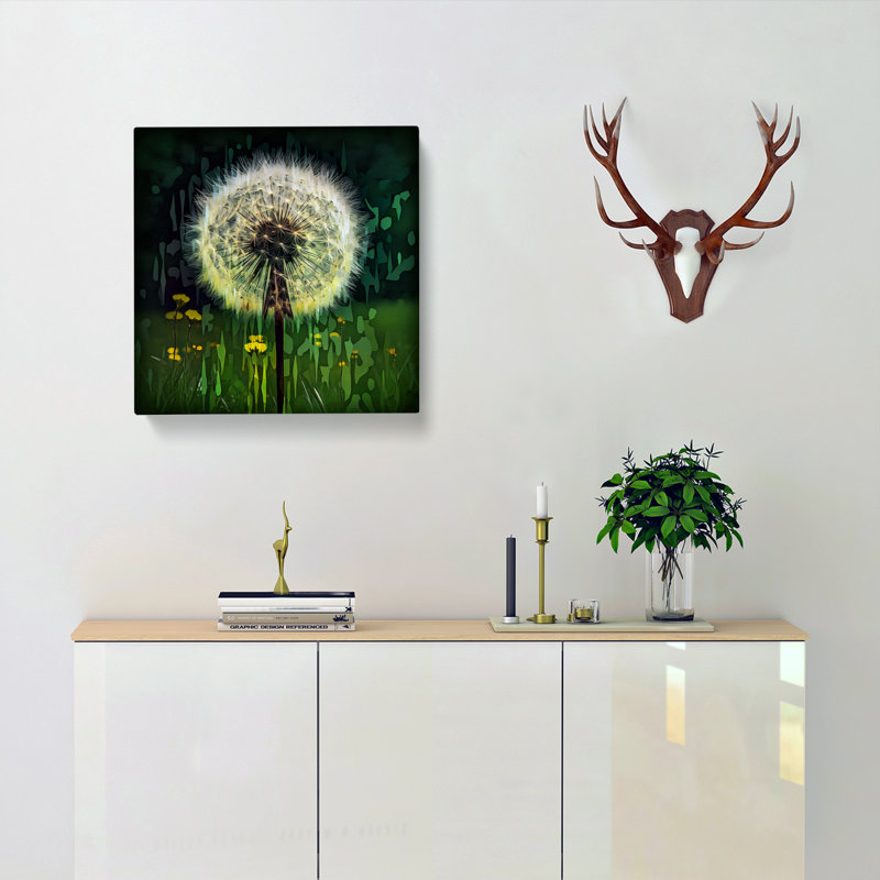 Dandelion Glitch - No Frame Print