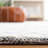Nystead Geometric Handwoven Wool Ivory/Gray Area Rug-1173131331