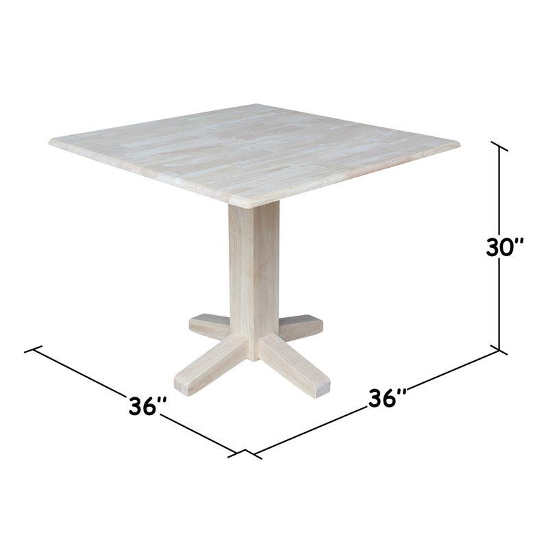 Table de salle à manger Lesha, Non fini / non fini