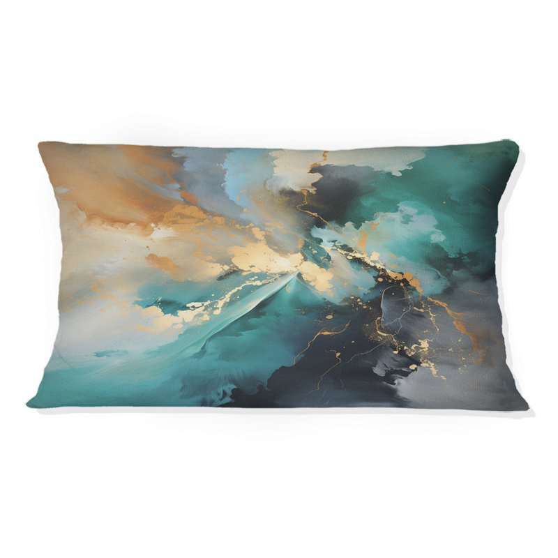 Coussin Lightning Wisdom Of The Ocean - Abstract Fractal
