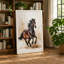 Horse in Motion Modern - Wrapped Canvas-2001336979-2001336984