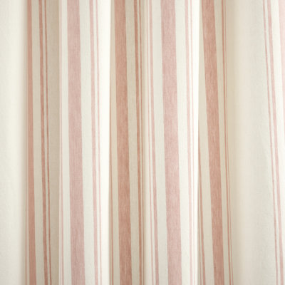 Cotton Blend Semi Sheer Curtain Pair