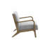 Méridienne Mid-Century avec structure en bois massif avec revêtement texturé et mousse haute densité-514870446