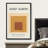 «Abstract Abstract Vibrant Color Blocks Brown and Tan Squares», reproduction encadrée sur toile par Josef Albers-95982564-95982561