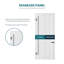 Porte intérieure simple pré-suspendue blanche avec noyau droit à droite-106871072-78590845-106871076
