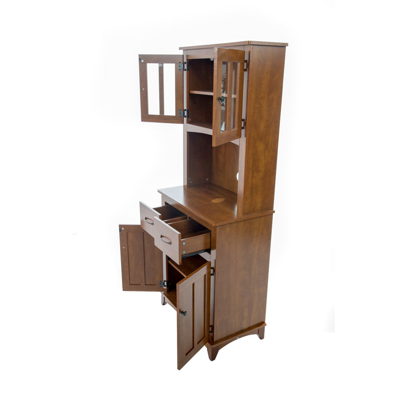 Lewisburg 67.5'' Kitchen Pantry, Oak