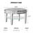 Round Coffee Table With 2 Tiers, Mirrored Coffee Table For Living Room-464057725
