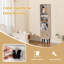 Komurcu 137cm H x 29cm W Standard Bookcase-1969449724