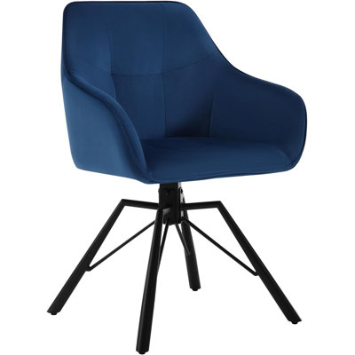 Alliene 48cm H Velvet Upholstered Armchair