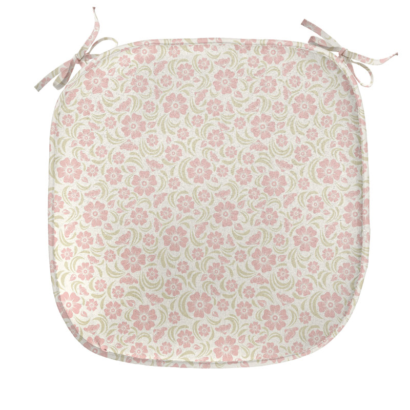 Coussin de siège rétro intérieur rétro Silar Shrub Roses