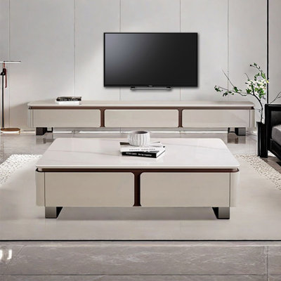 Sintered stone desktop Living Room Table Sets