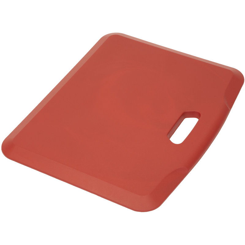 Tapis de chaise rectangulaire, Rouge