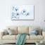 "Blue Floral", reproduction d'art sur toile, ensemble de 1-129300487-129300489
