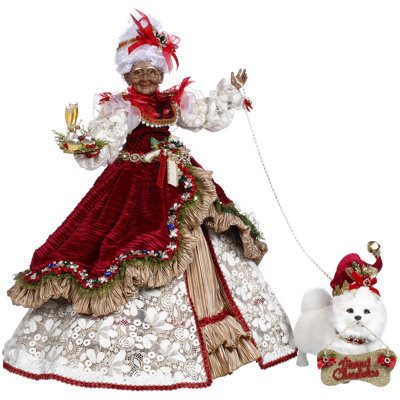Fête de Noël afro-américaine pour le Père Noël - 23 pouces