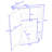 Gottman Bathroom Cabinet with Adjustable Shelf, Modern Wood Corner Storage Cabinet-2135156604